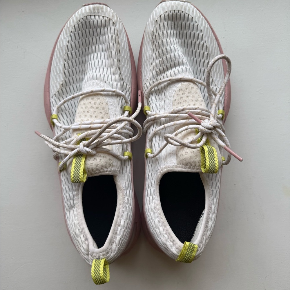 Sorel White and Pink Athletic Sneakers